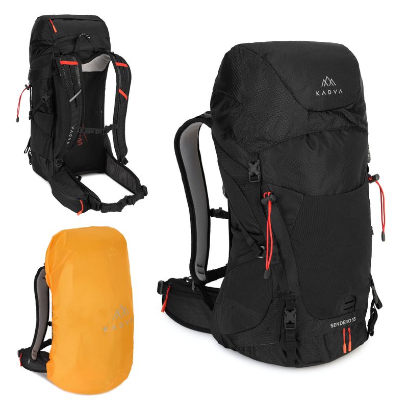 Trekkingo kuprinė KADVA Sendero 35 l juoda 20