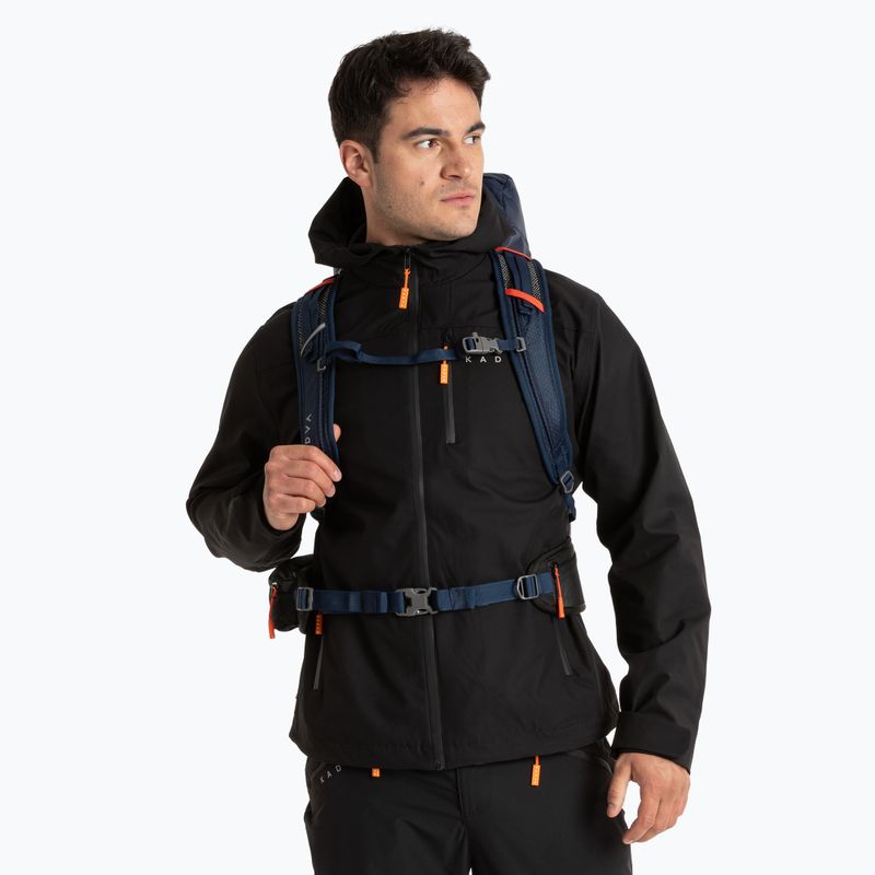 Trekkingo kuprinė KADVA Sendero 35 l plieninės mėlynos spalvos 13