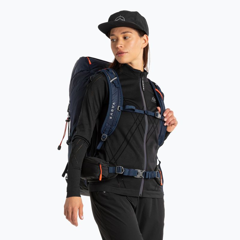 Trekkingo kuprinė KADVA Sendero 35 l plieninės mėlynos spalvos 18