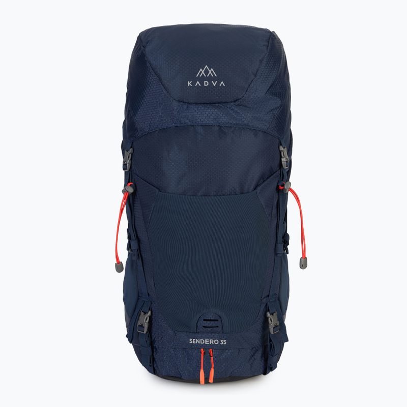 Trekkingo kuprinė KADVA Sendero 35 l plieninės mėlynos spalvos 3