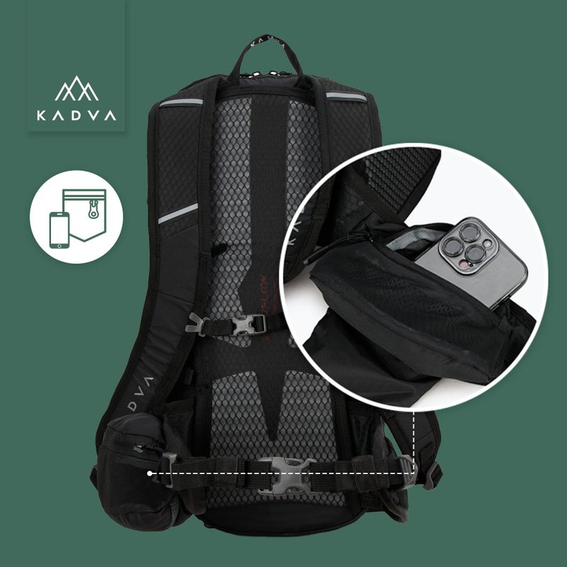Turistinė kuprinė KADVA Escapada 20 l juoda 21