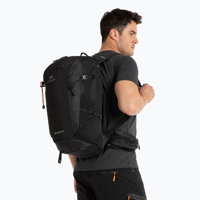 Turistinis kuprinė KADVA Escapada 30 l juoda 2