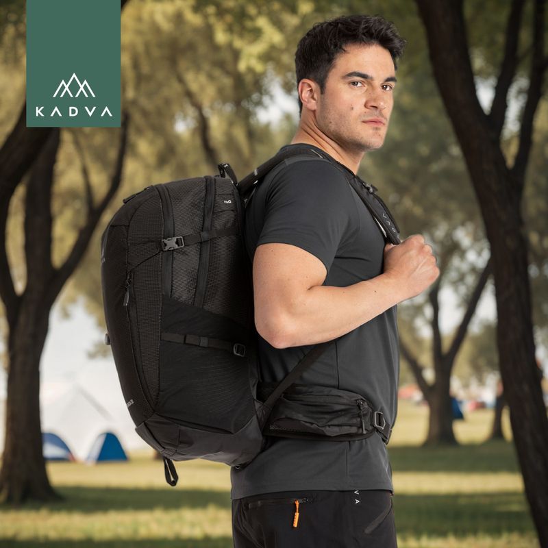 Turistinis kuprinė KADVA Escapada 30 l juoda 30