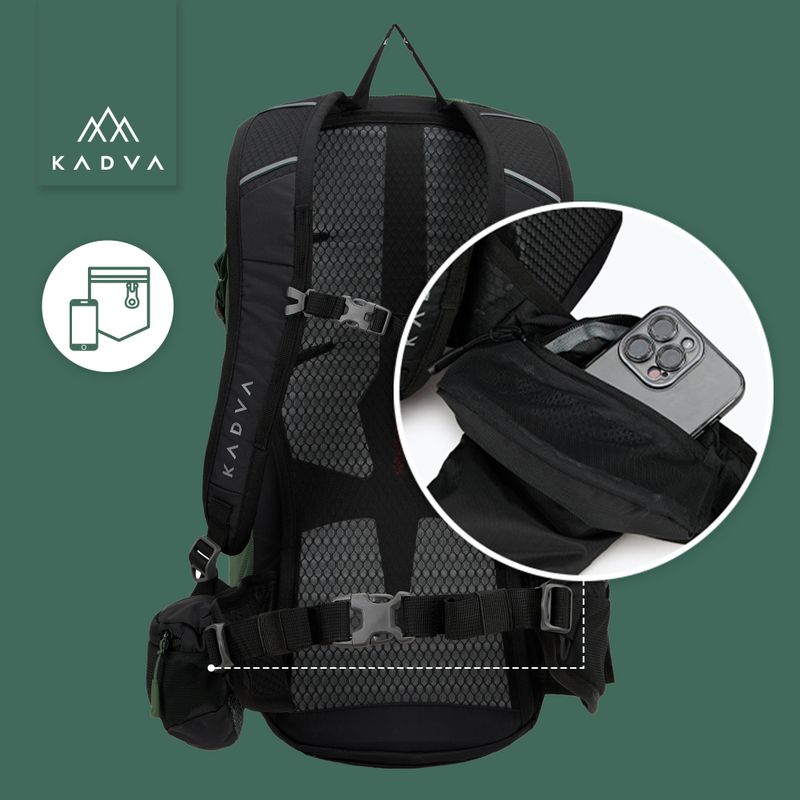 Turistinė kuprinė KADVA Escapada 30 l žalia 29