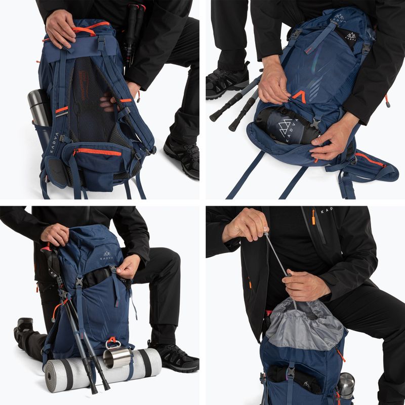 Kuprinė KADVA Vagabundo 40 l juoda 19