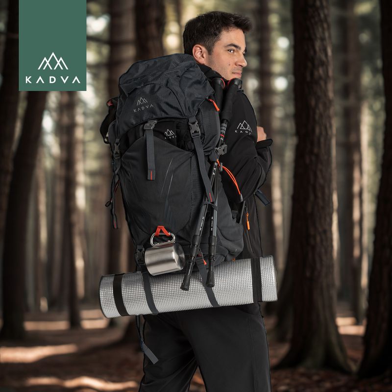 Trekkingo kuprinė KADVA Vagabundo 40 l juoda 31