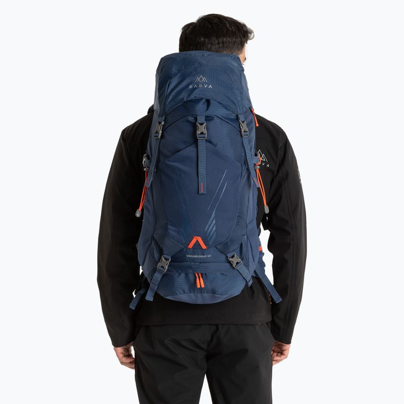 Trekkingo kuprinė KADVA Vagabundo 40 l mėlyna 2