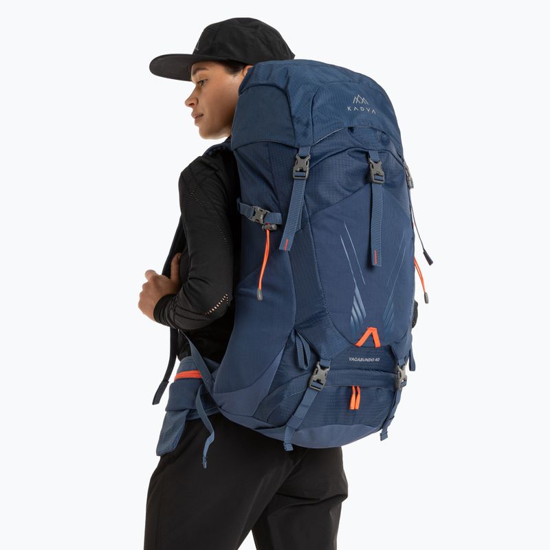 Trekkingo kuprinė KADVA Vagabundo 40 l mėlyna 19