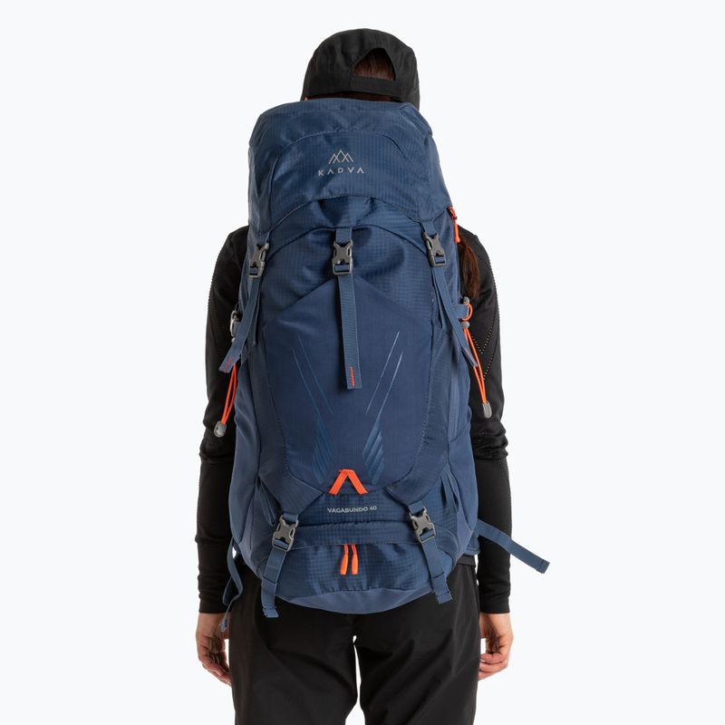 Trekkingo kuprinė KADVA Vagabundo 40 l mėlyna 22