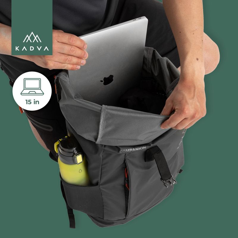 Miesto kuprinė KADVA Companion 20 l juoda 12