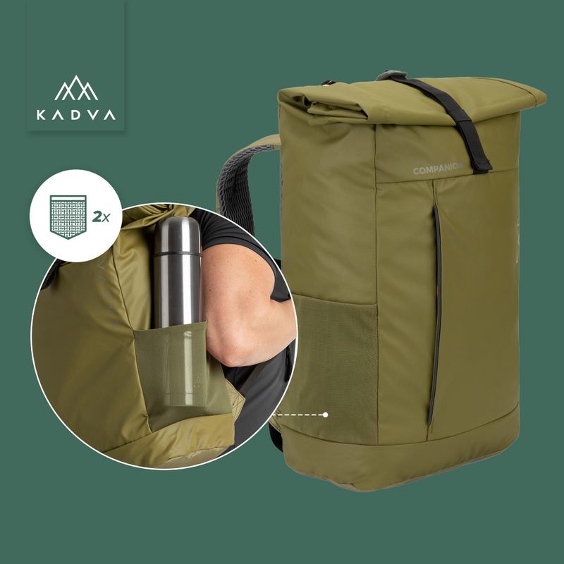 Miestinis kuprinė KADVA Companion 20 l chaki 19