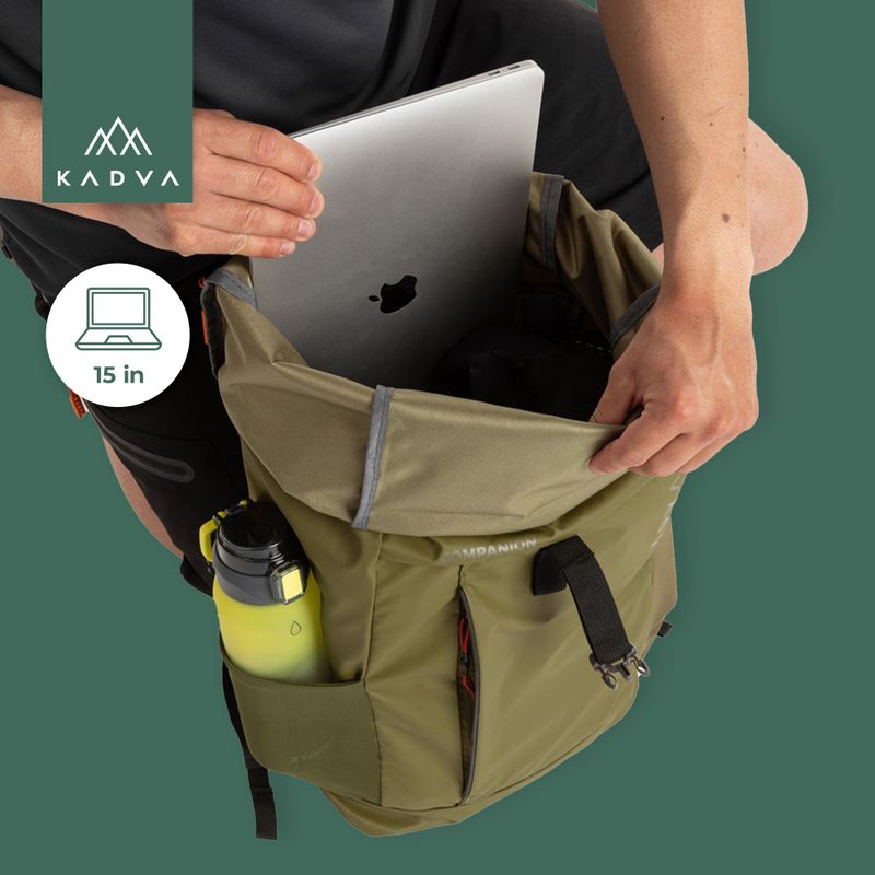 Miesto kuprinė KADVA Companion 20 l khaki 20
