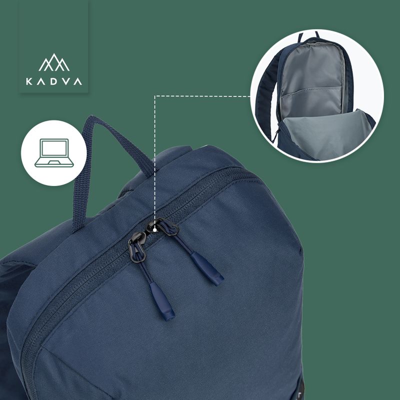Miesto kuprinė KADVA CityQuest 9 l tamsiai mėlyna 8