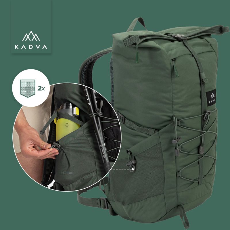 Miestinis kuprinė KADVA CityQuest 22 l žalia 21