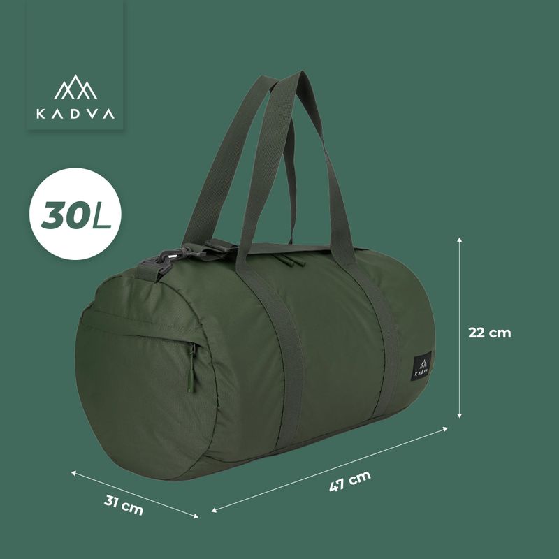 Treniruoklių krepšys KADVA CityQuest 30 l žalias 10