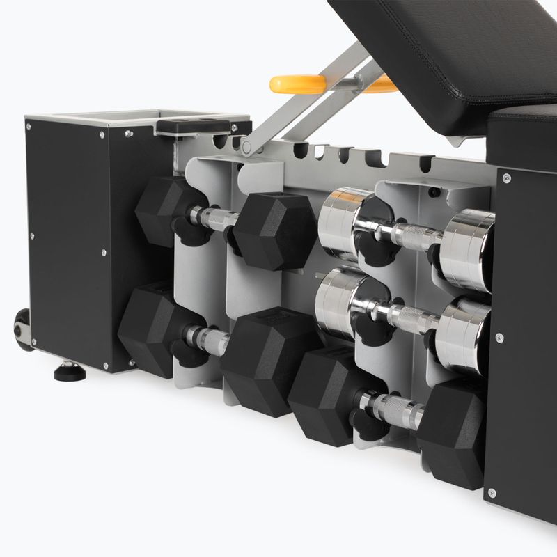 Treniruočių suolelis XTREXO Storage Juodas reguliuojamas 13