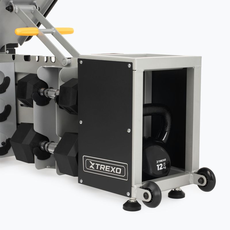 Treniruočių suolelis XTREXO Storage Juodas reguliuojamas 14