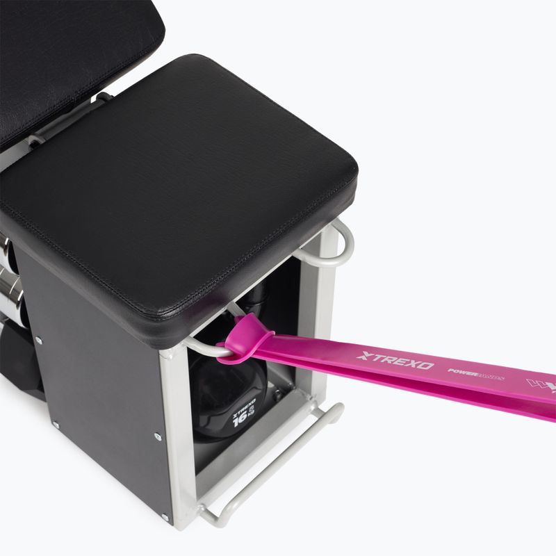 Treniruočių suolelis XTREXO Storage Juodas reguliuojamas 15