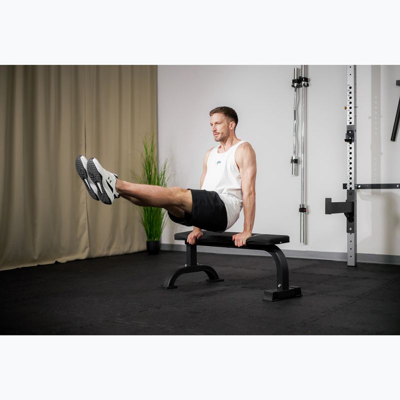 Treniruočių suolelis XTREXO B10 Tiesus juodas 8