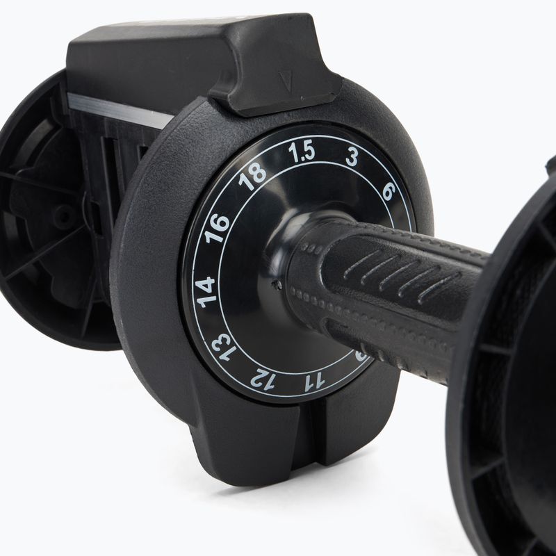 XTREXO reguliuojamo hantelio laikiklis 18 kg TXO-B4W003-B juodas 5