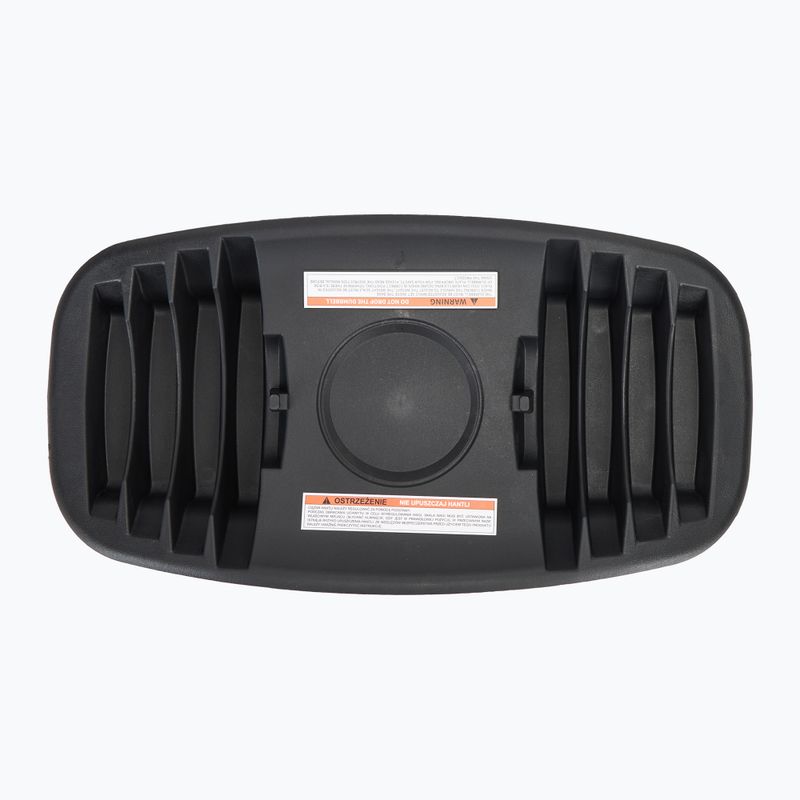 TREXO stovas reguliuojamiems hanteliams 18 kg TXO-B4W003-B juodas 2