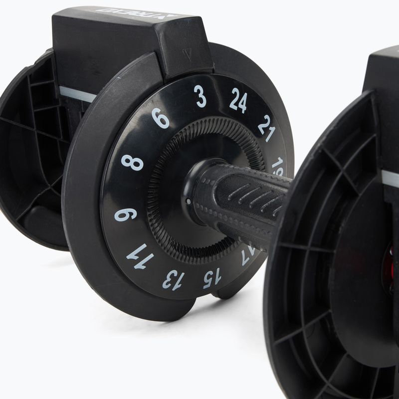 XTREXO reguliuojamo hantelio laikiklis 24 kg TXO-B4W002-B juodas 4