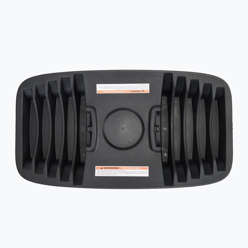 TREXO stovas reguliuojamiems hanteliams 40 kg TXO-B4W001-B juodas 2