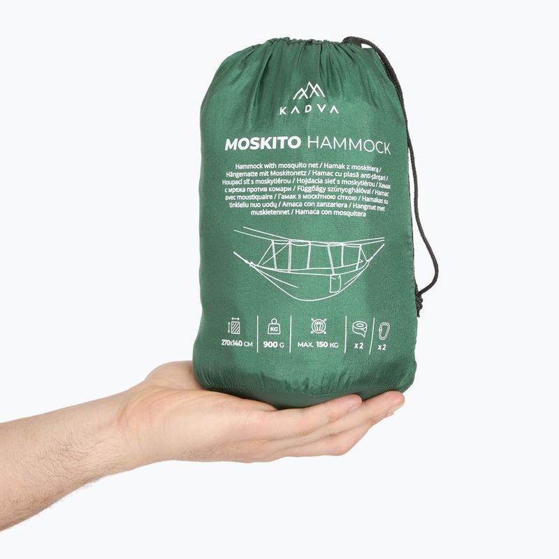 Turistinis hamakas KADVA Green mosquito 7