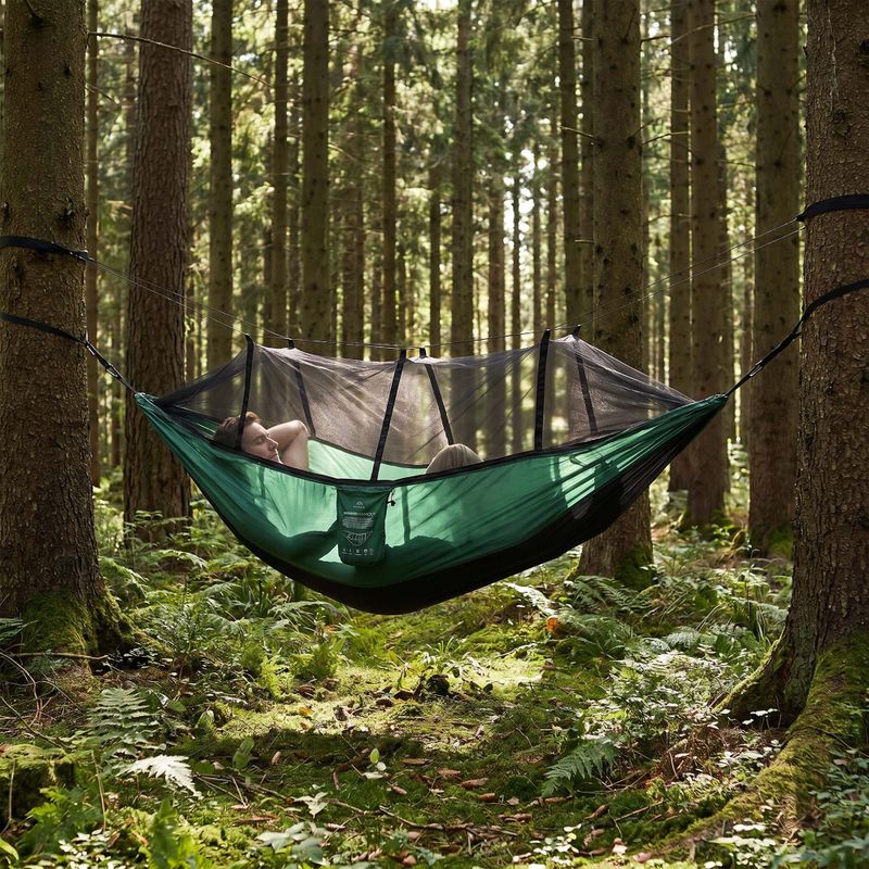 Turistinis hamakas KADVA Moskito žalias 10