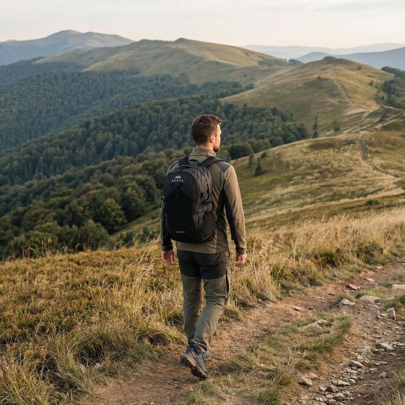 Miesto kuprinė KADVA Krok 25 l juoda 11