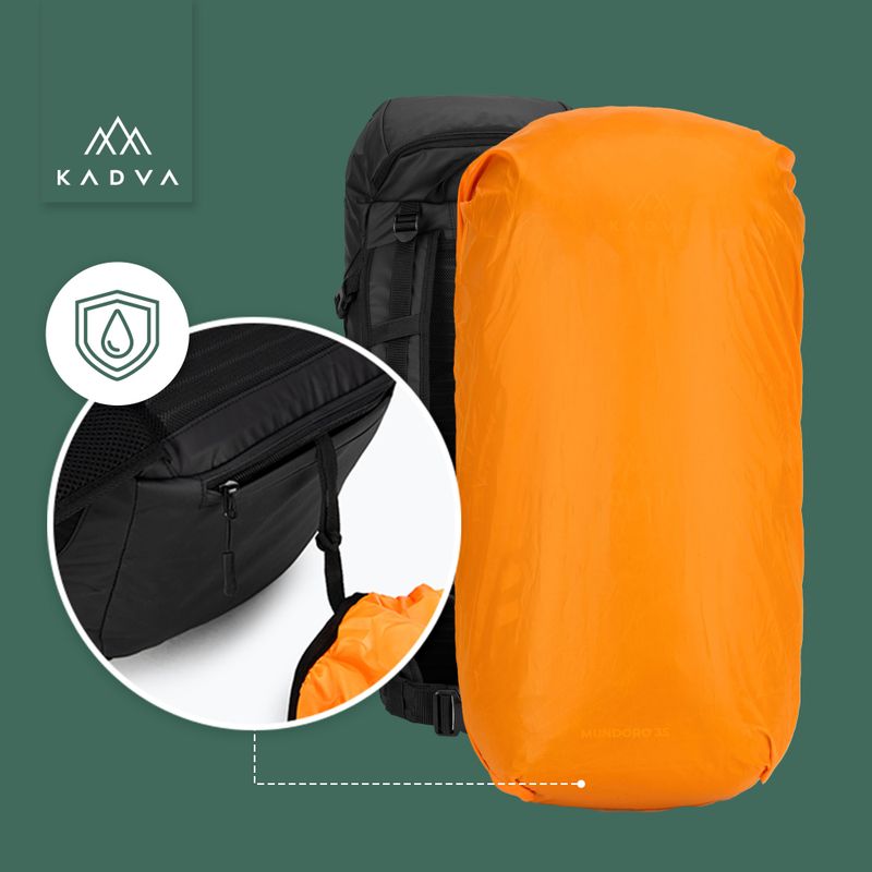 Turistinė kuprinė KADVA Mundoro 35 l juoda 18