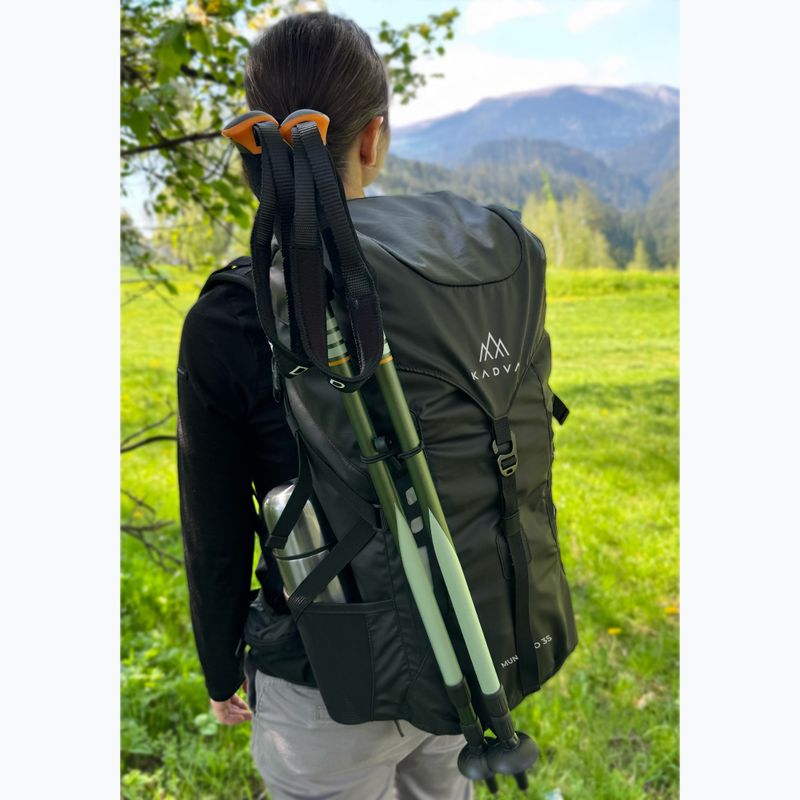 Turistinė kuprinė KADVA Mundoro 35 l juoda 11