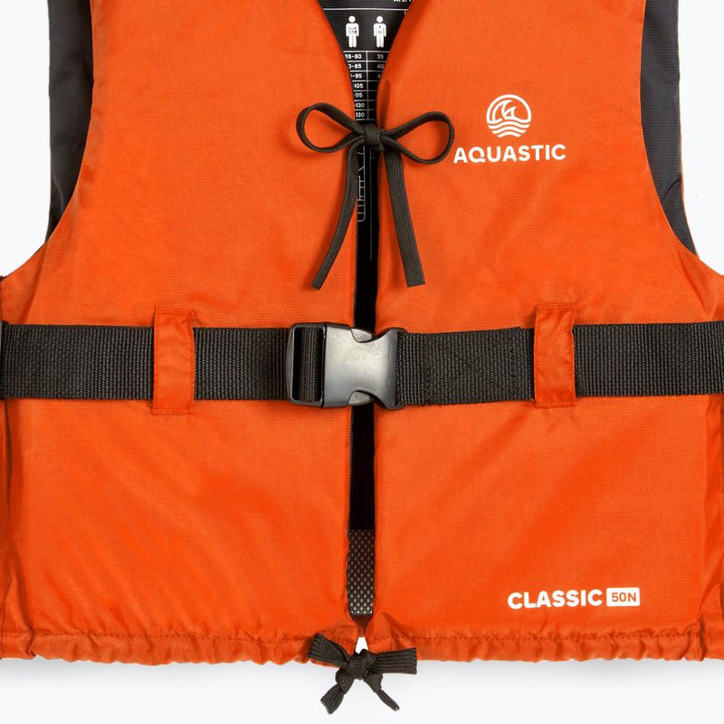 Apsauginė liemenė AQUASTIC Classic 50N oranžinė 3