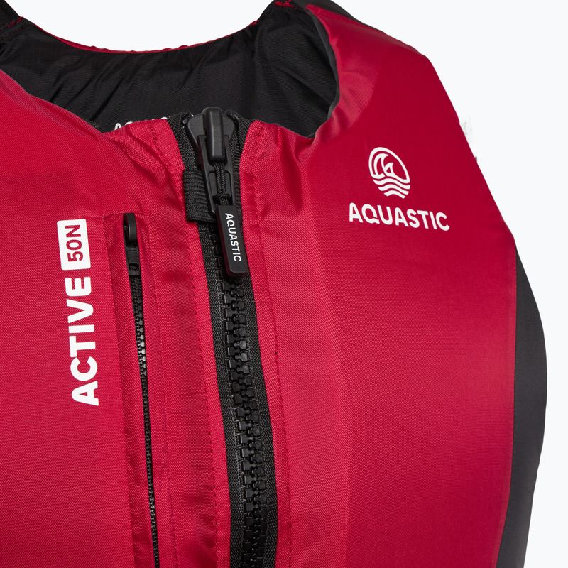 AQUASTIC Active 50N raudona apsauginė liemenė 3