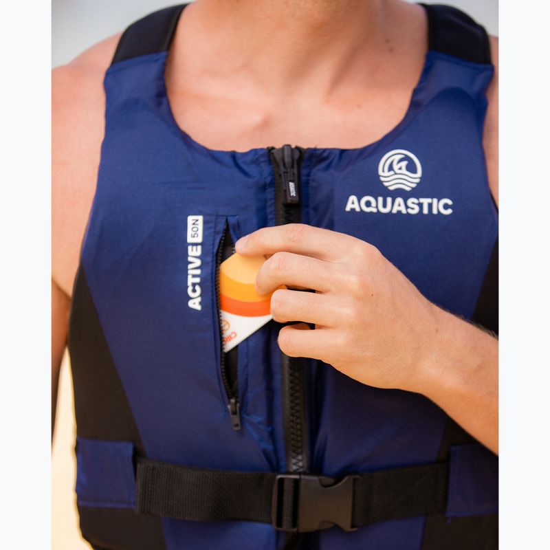 Apsauginė liemenė AQUASTIC Active 50N mėlyna 9