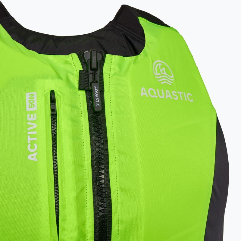 AQUASTIC Active 50N geltonos spalvos apsauginė liemenė 3