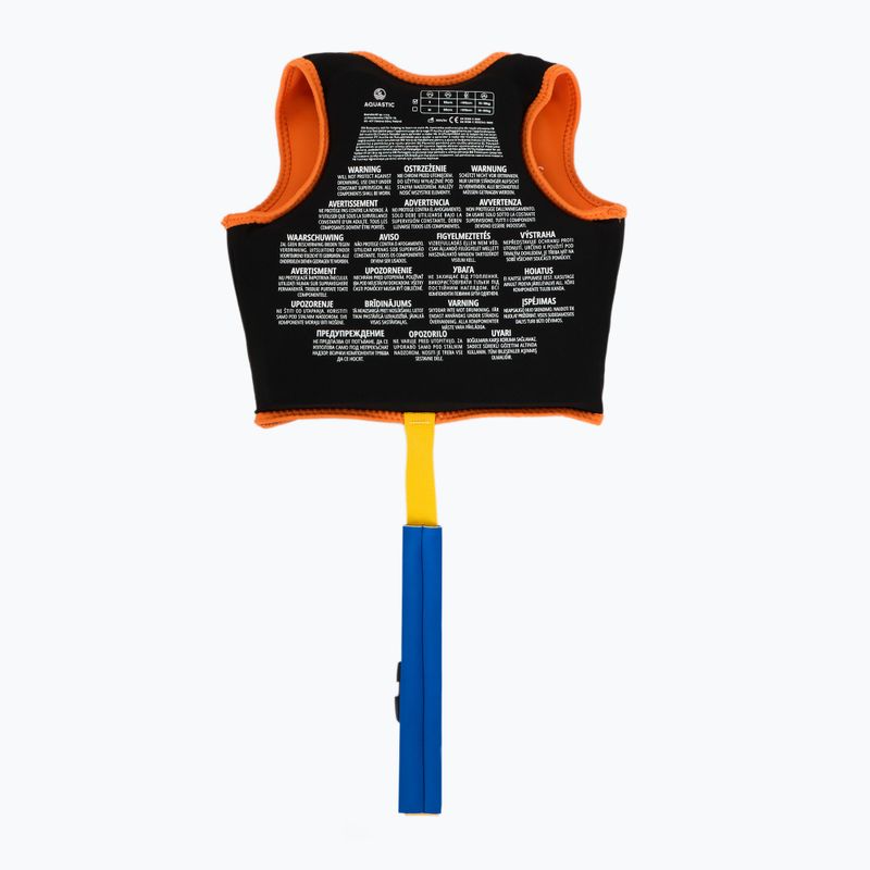 Apsauginė liemenė AQUASTIC Junior oranžinė/mėlyna 6