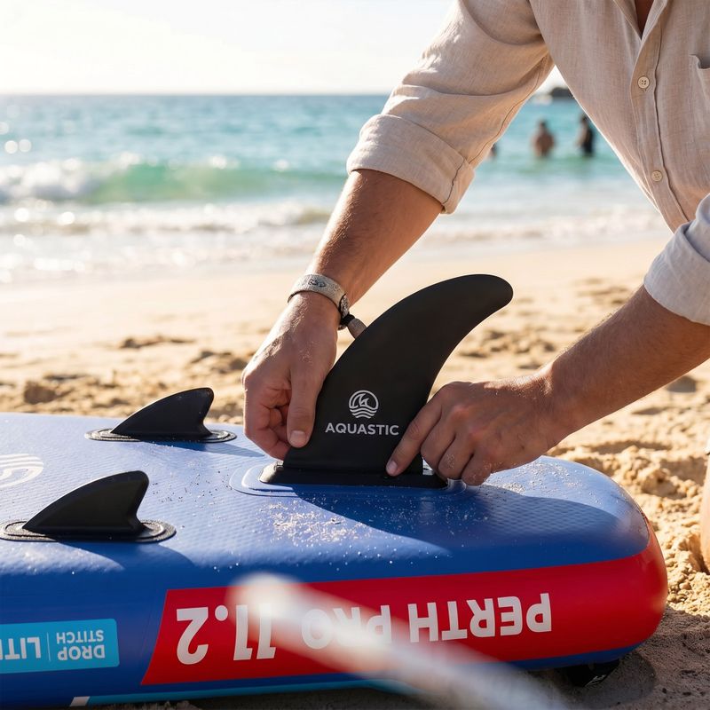 Pelekas irklentei SUP AQUASTIC SLIDE-IN 9" black 4