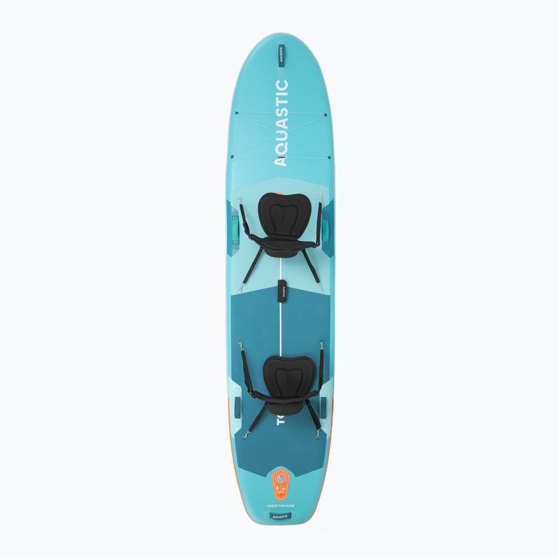 Rinkinys pripučiama lenta SUP AQUASTIC Tourer 12'0" 2-os green 3