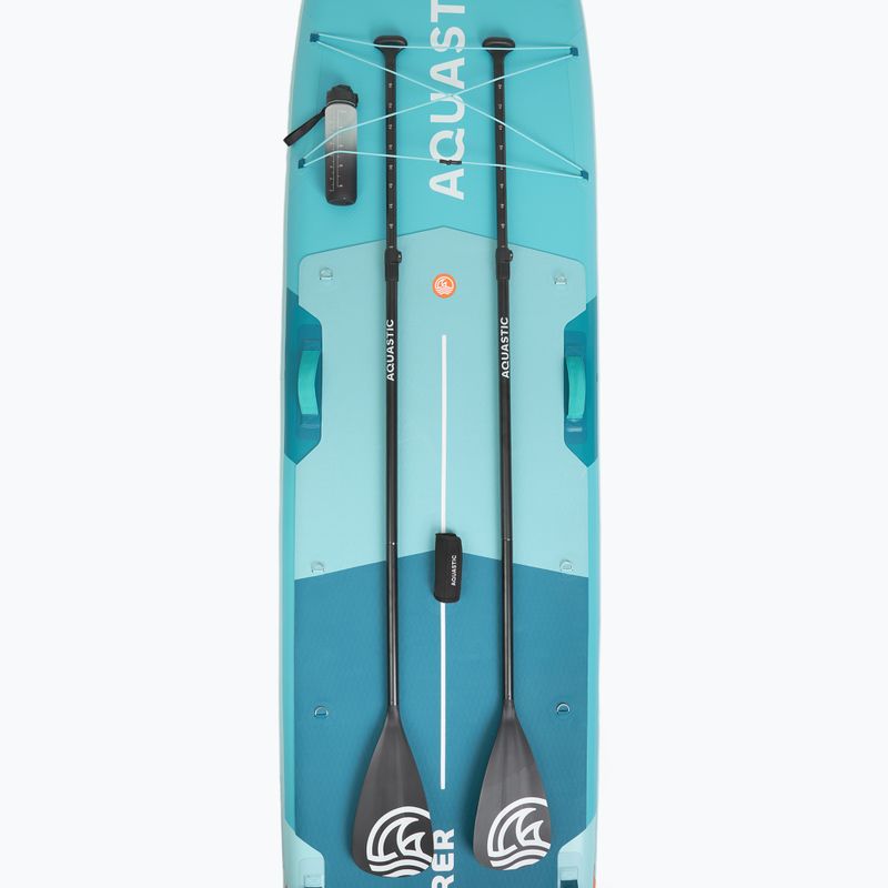 Rinkinys pripučiama lenta SUP AQUASTIC Tourer 12'0" 2-os green 13