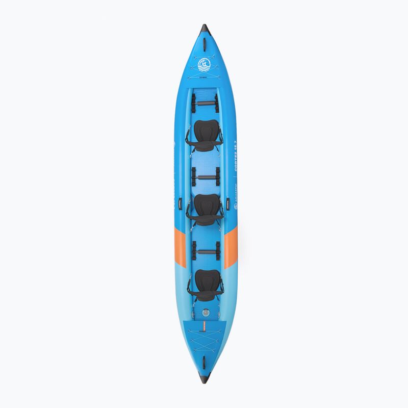 Pripučiama 3‑vietė baidarė AQUASTIC Cortez 15'7" hybrid blue 3