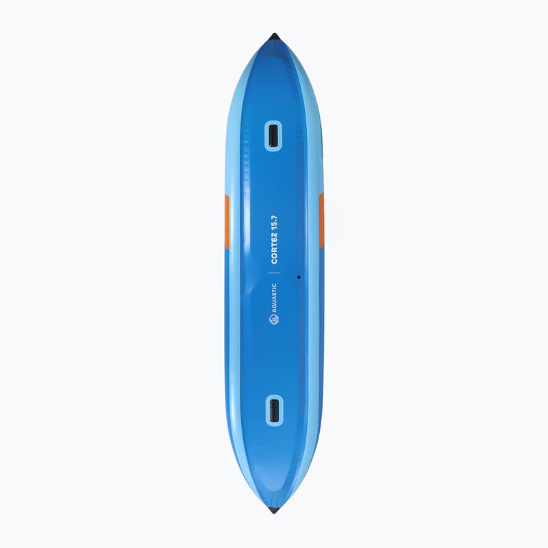 Pripučiama 3‑vietė baidarė AQUASTIC Cortez 15'7" hybrid blue 4