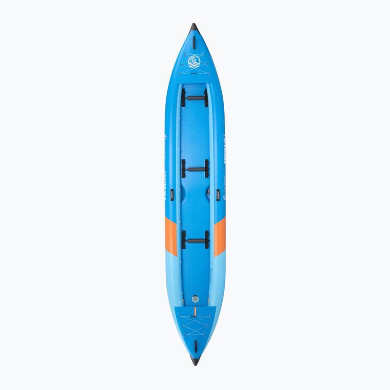 Pripučiama 3‑vietė baidarė AQUASTIC Cortez 15'7" hybrid blue 4