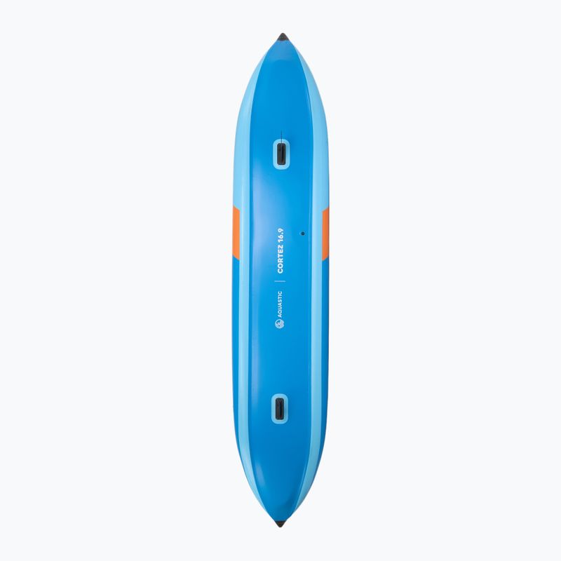 Pripučiamas kajakas 4-osobowy AQUASTIC Cortez 16'9" hybrid blue 5