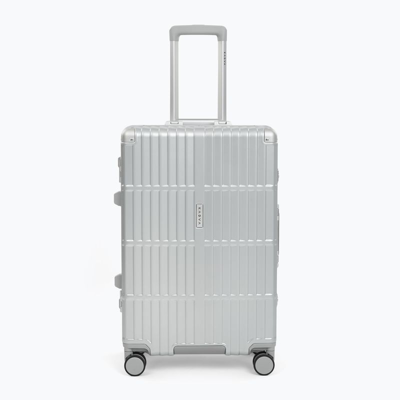 Vidutinio dydžio kelioninis lagaminas Kadva Tigre 64l Silver