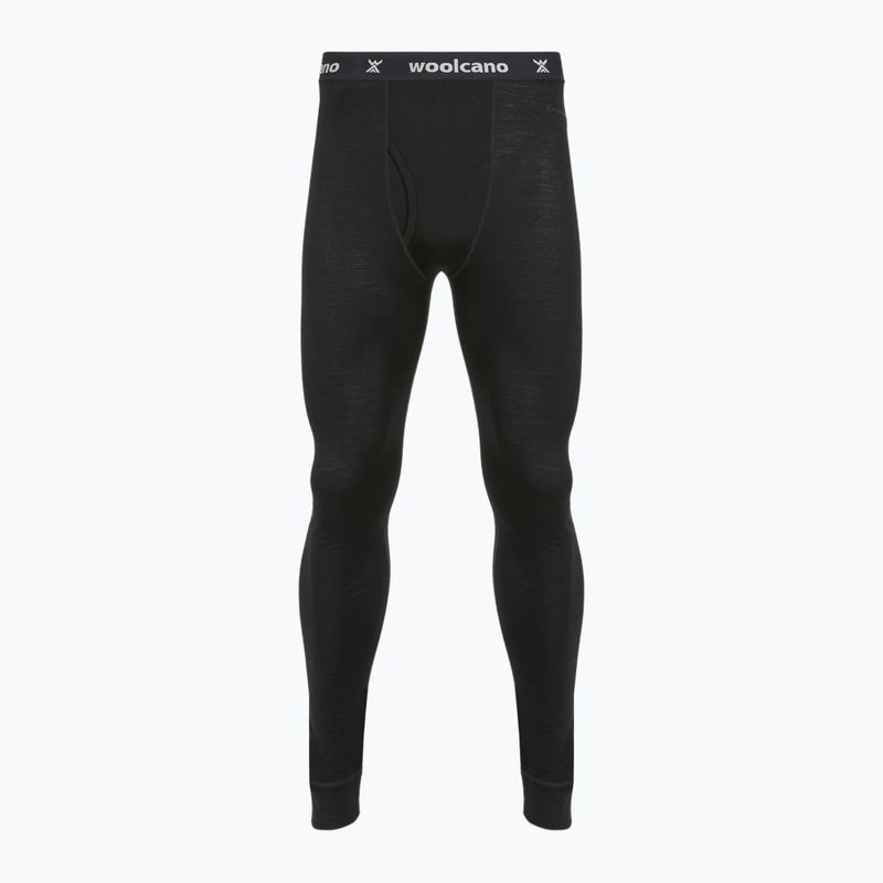Vyriškos termoaktyvios kelnės WOOLCANO 100% Merion PANT0539 black 6