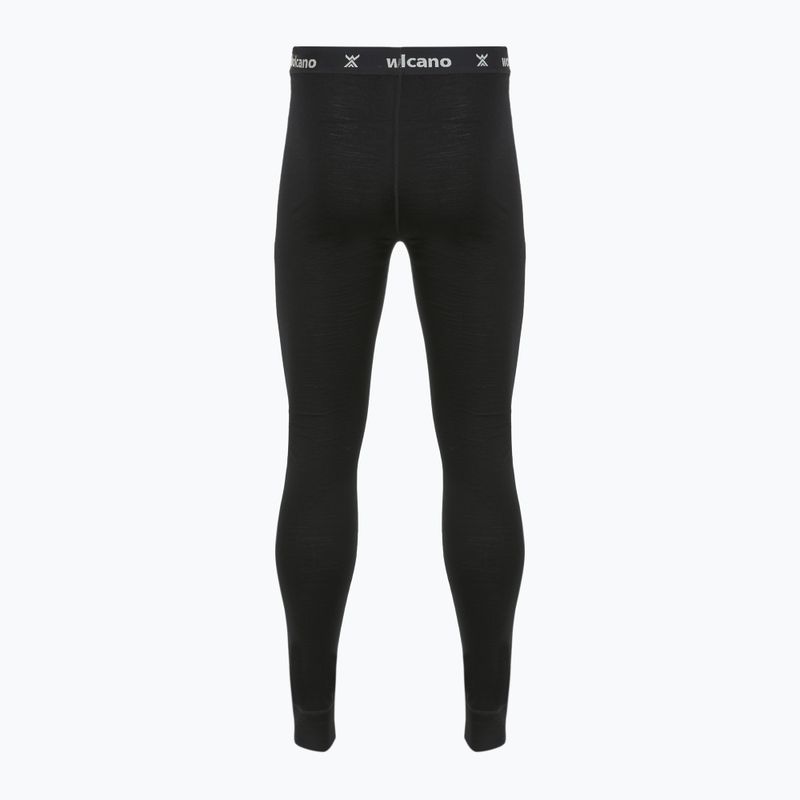 Vyriškos termoaktyvios kelnės WOOLCANO 100% Merion PANT0539 black 7
