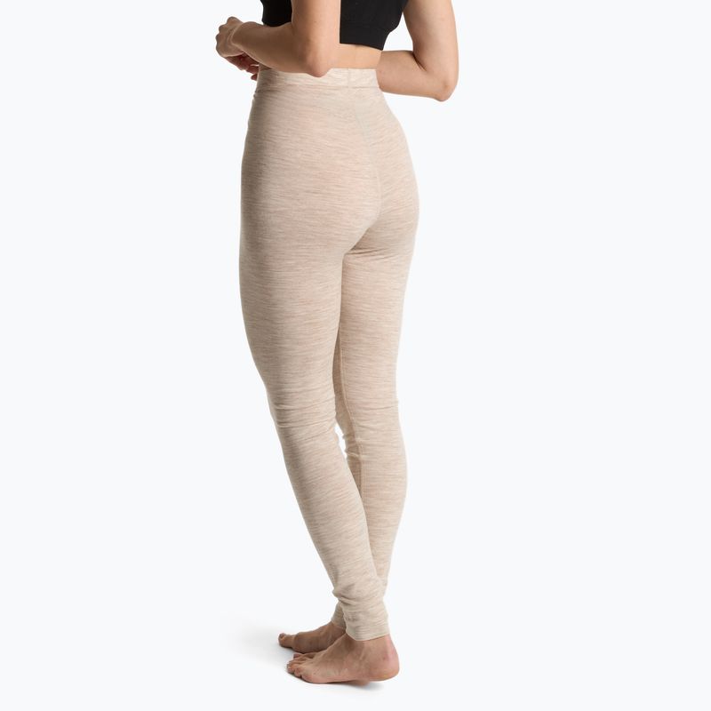 Moteriškų termoaktyvių apatinių komplektas WOOLCANO Merino 100% SET0543 smėlio spalvos 8