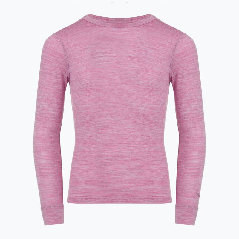 Vaikiškų termoaktyvių apatinių komplektas WOOLCANO Merino 100% SET0683 violetinis 4