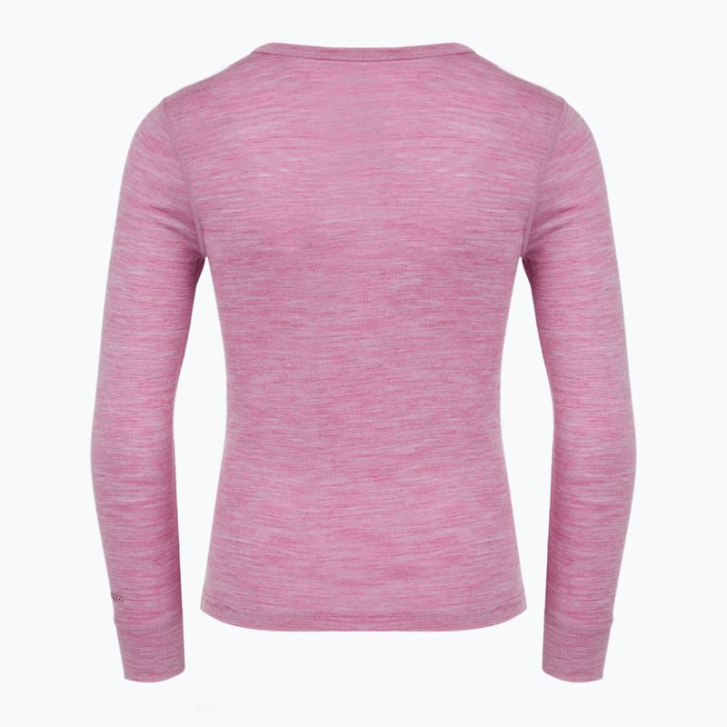 Vaikiškų termoaktyvių apatinių komplektas WOOLCANO Merino 100% SET0683 violetinis 5